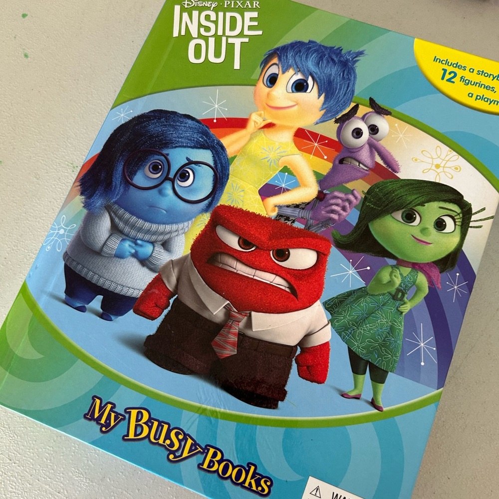 Inside Out Busy Book With Collectable Figurines